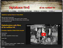 Tablet Screenshot of digitalizacefilmu.com